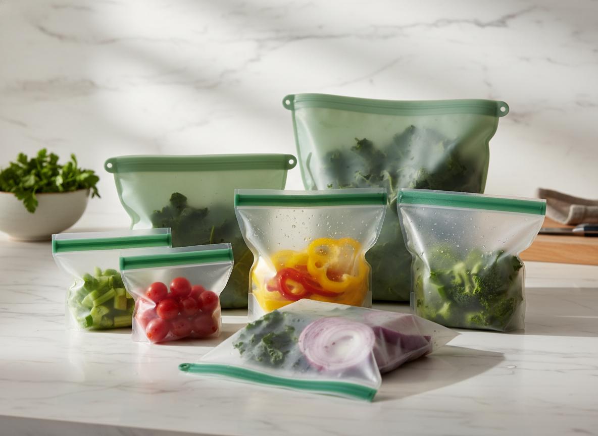 Reusable Silicone Food Bags